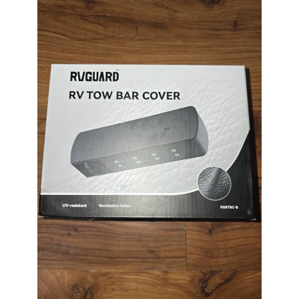 RVGUARD RV Tow Bar Cover Black Waterproof UV Resistant RGRTBC-B Towing Accessory